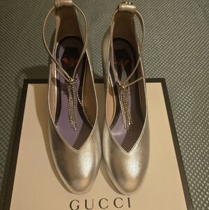GUCCI Women's Silver Heels